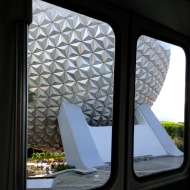 From the monorail...